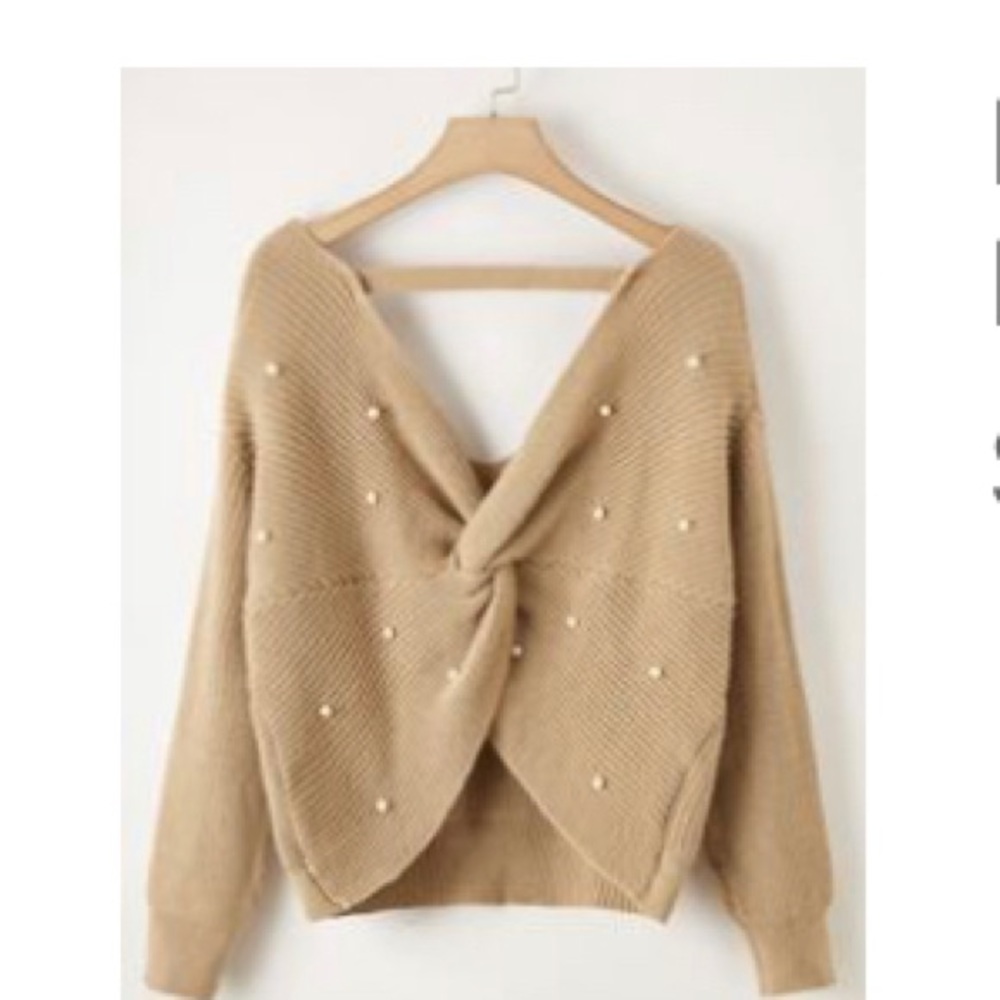 Pearl Detail Sweater